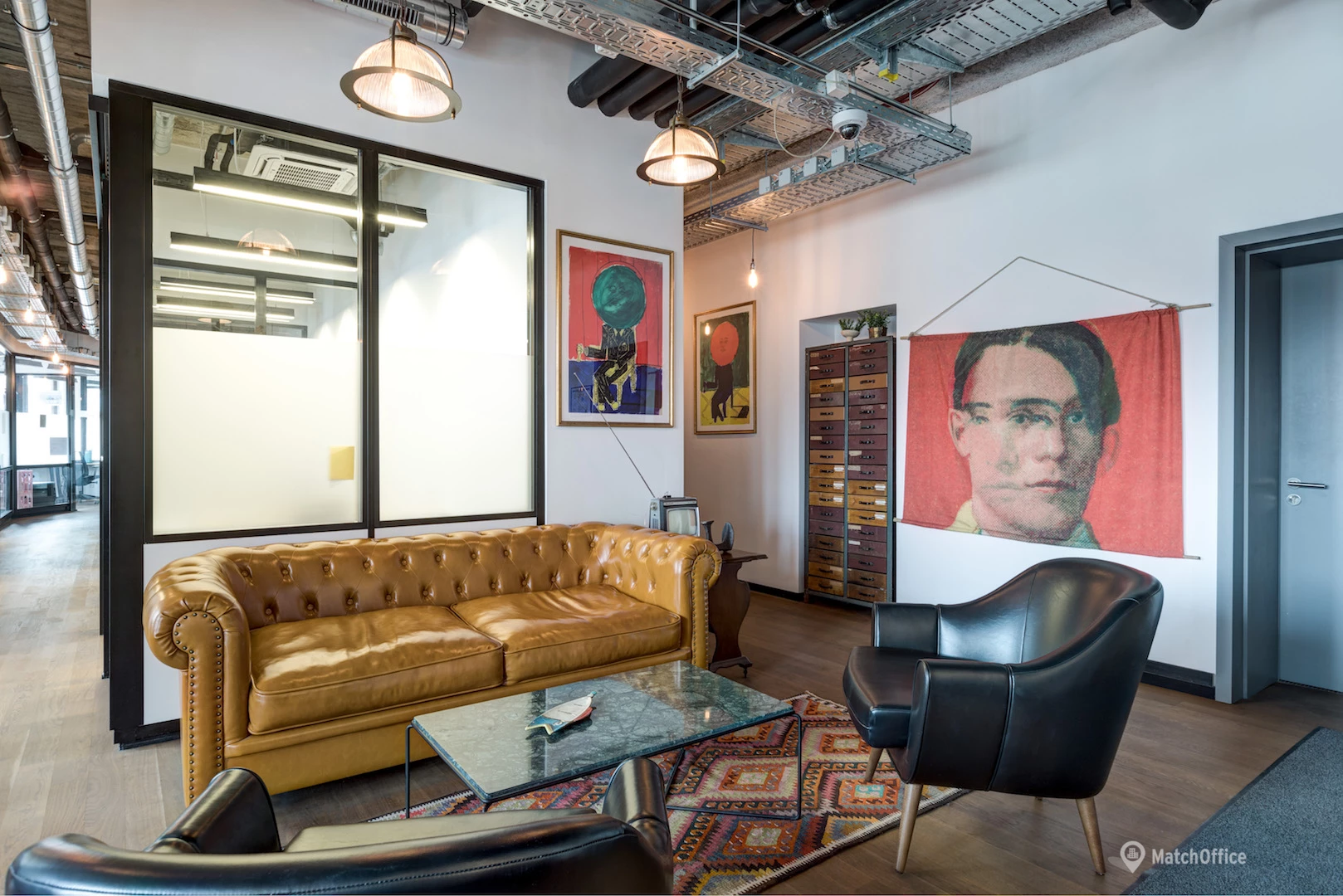 das Büro in Wien